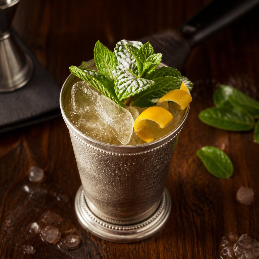 Champagne Julep cocktail opskrift