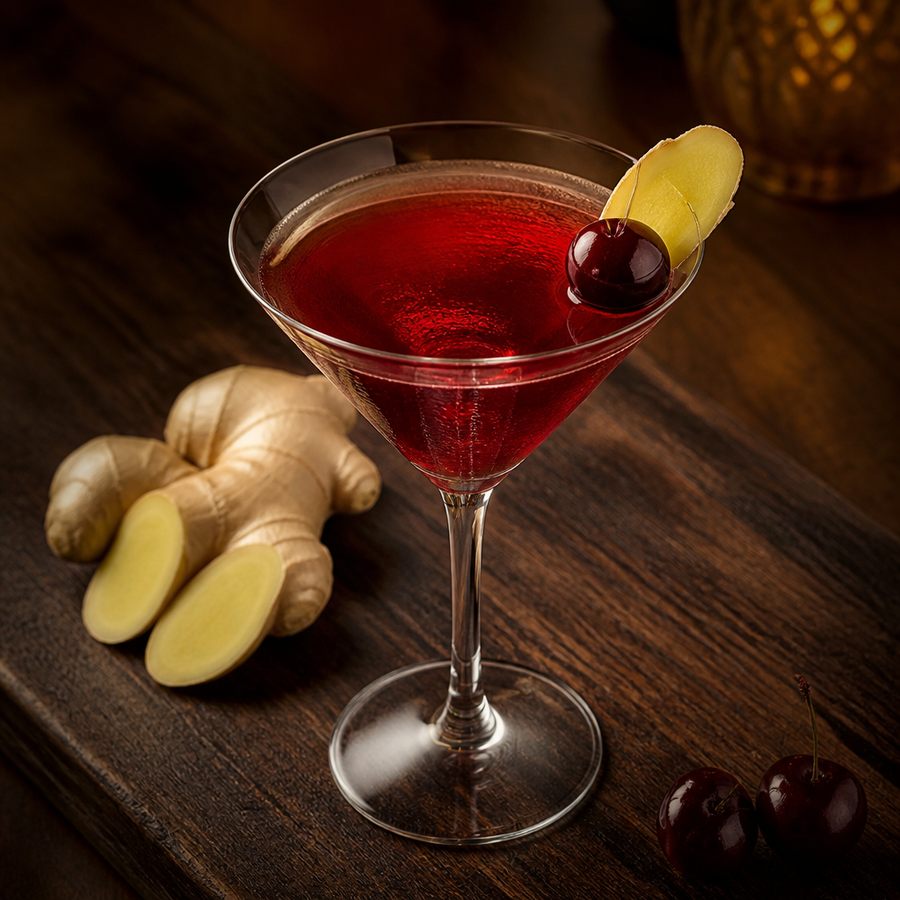 Cherry Ginger Cocktail Cocktail Rezept