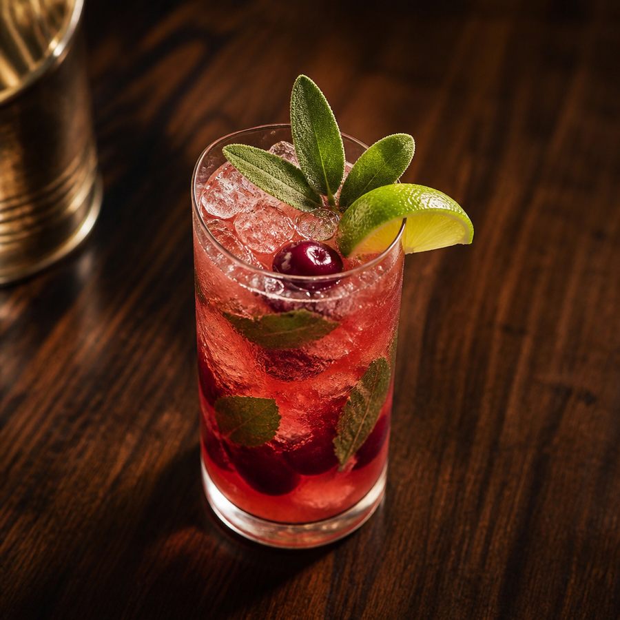 Cherry Sage Mojito resep koktail