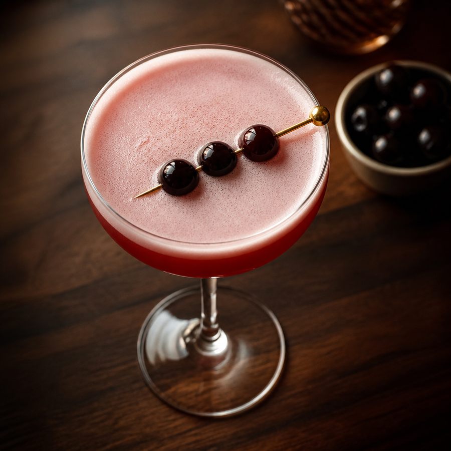 Cherry Tequila Sour สูตรค็อกเทล