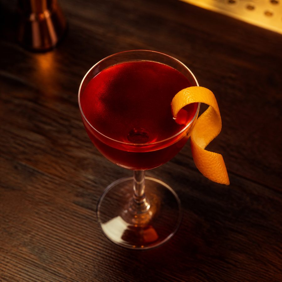 Cherry Tradewinds Negroni สูตรค็อกเทล