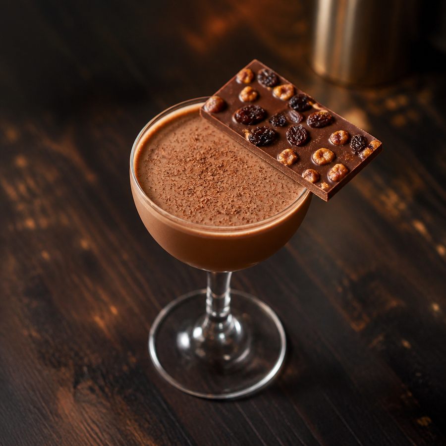 Chocolate Rum & Raisin resep koktail