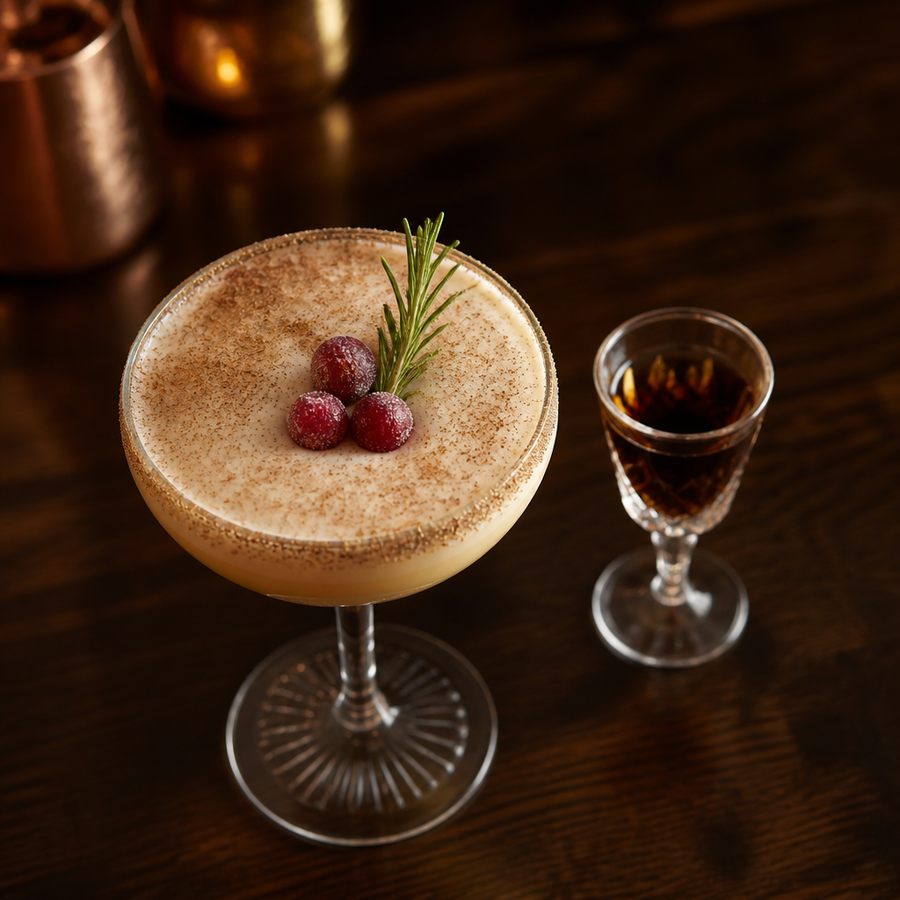 Christmas Pudding & Custard Cocktail resep koktail