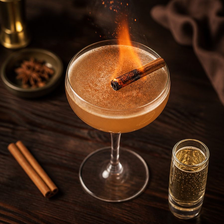 Cinnamon 'Martini' Cocktail Rezept