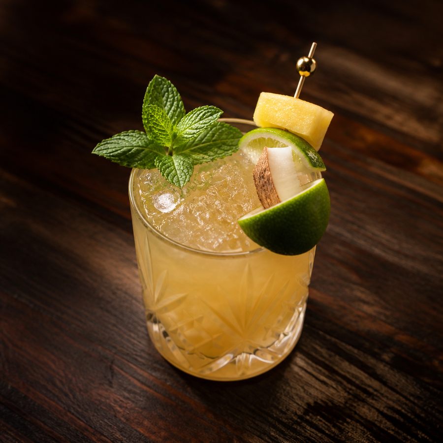 Coconut Mai Tai (Difford's recipe) สูตรค็อกเทล