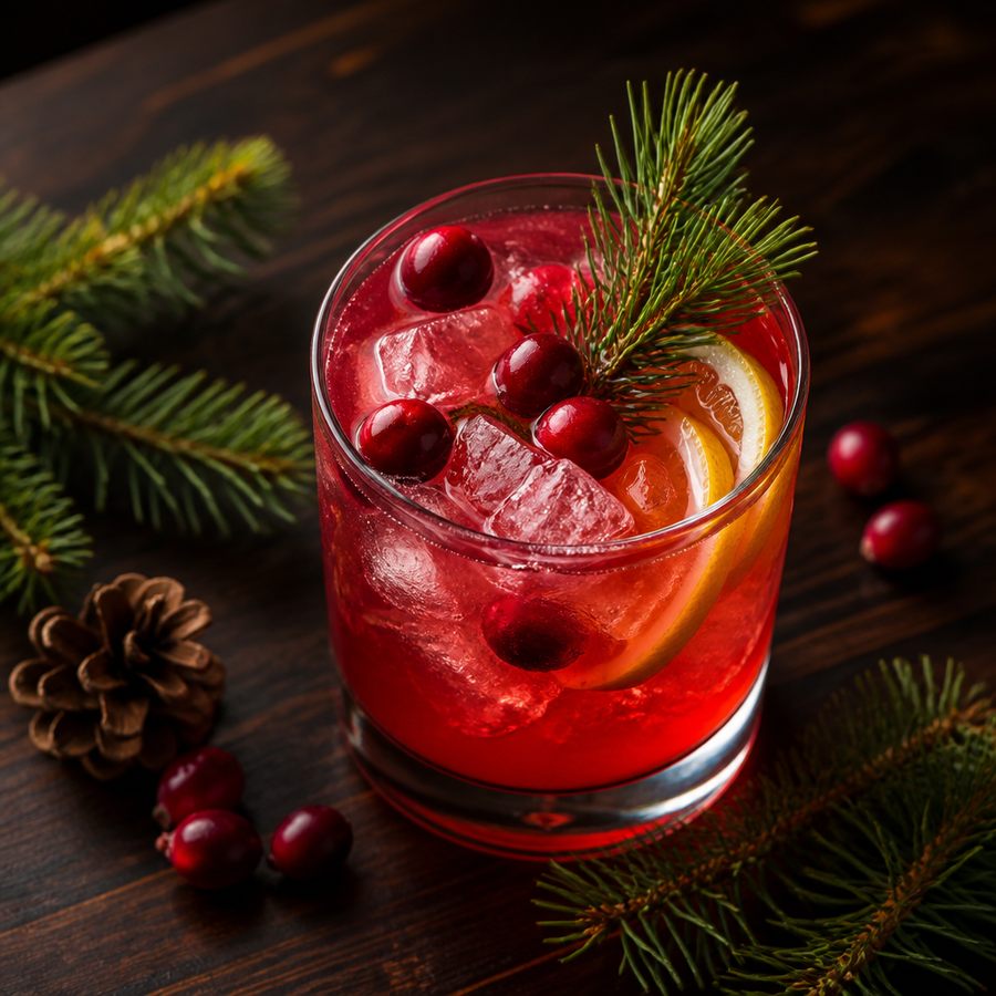 Cranberry and Pine 칵테일 레시피