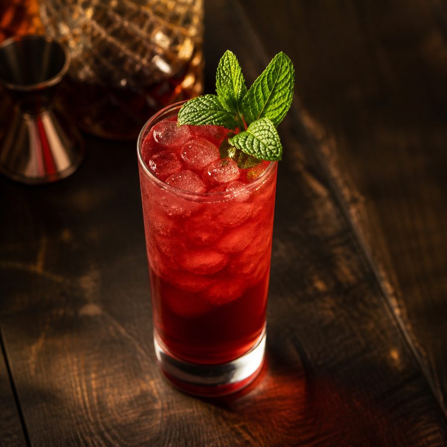 Cranberry Delicious (Non-alcoholic) สูตรค็อกเทล
