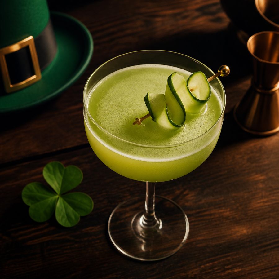 receita do coquetel Dancing Leprechaun