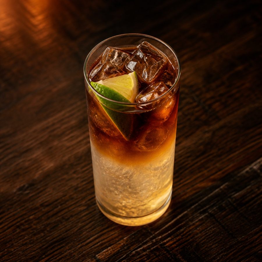 Dark 'n' Stormy Highball cocktail opskrift