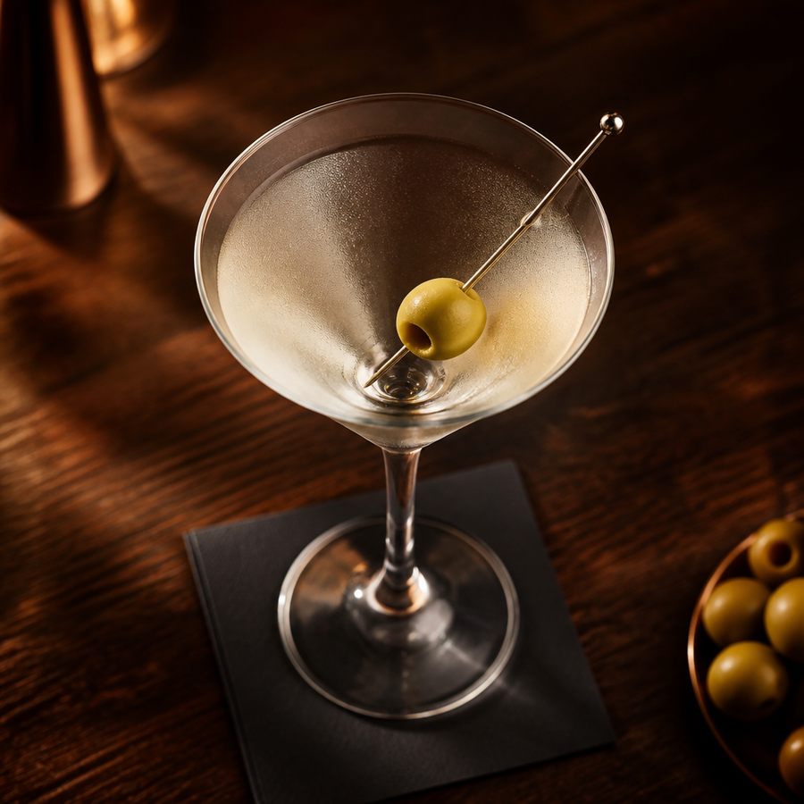 Dirty Martini Cocktail koktél recept