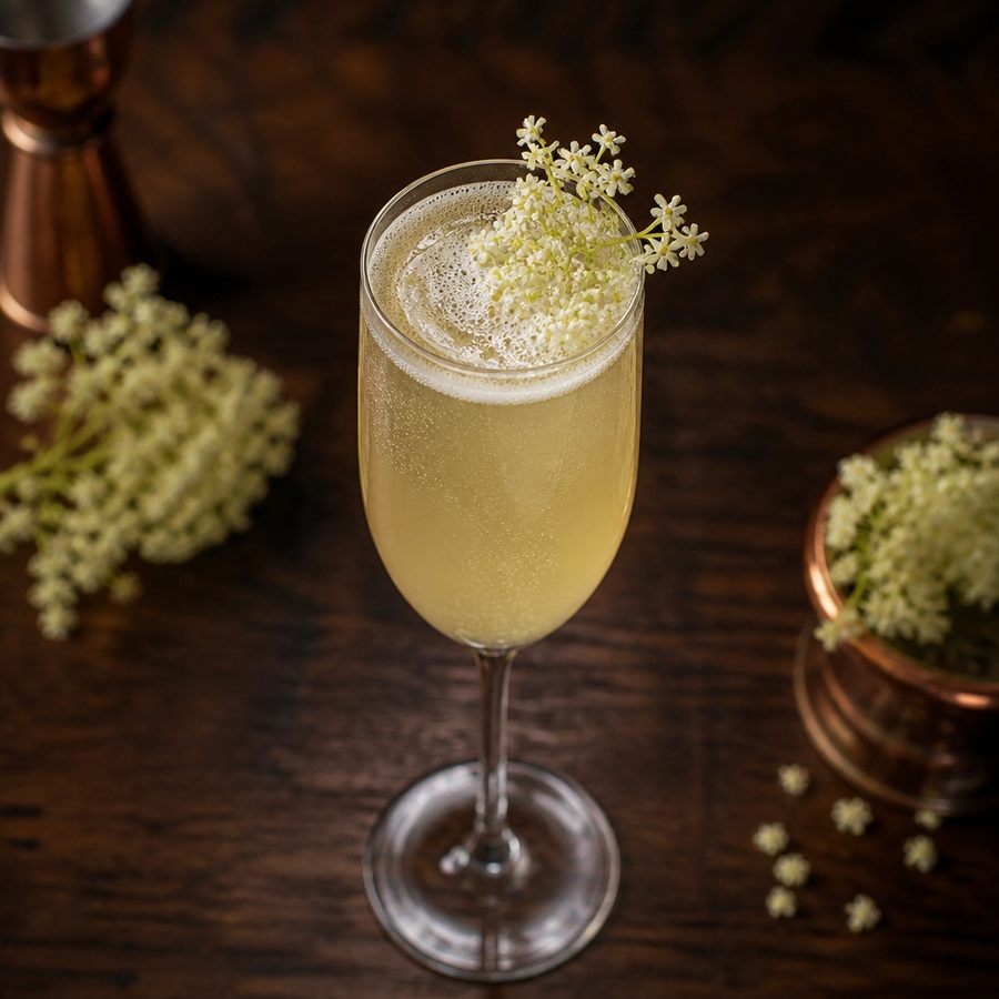 Eddies St Germain gin sling resep koktail