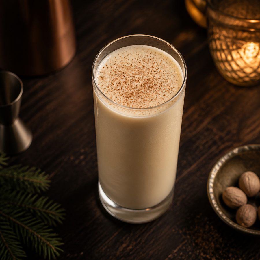 Eggnog (külm) kokteili retsept