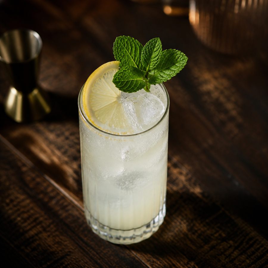 Elderflower Gin Fizz cocktail opskrift