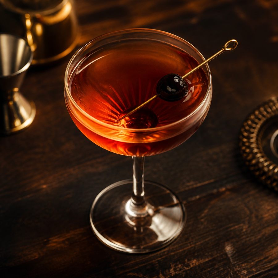 Elderflower Manhattan Cocktail Rezept