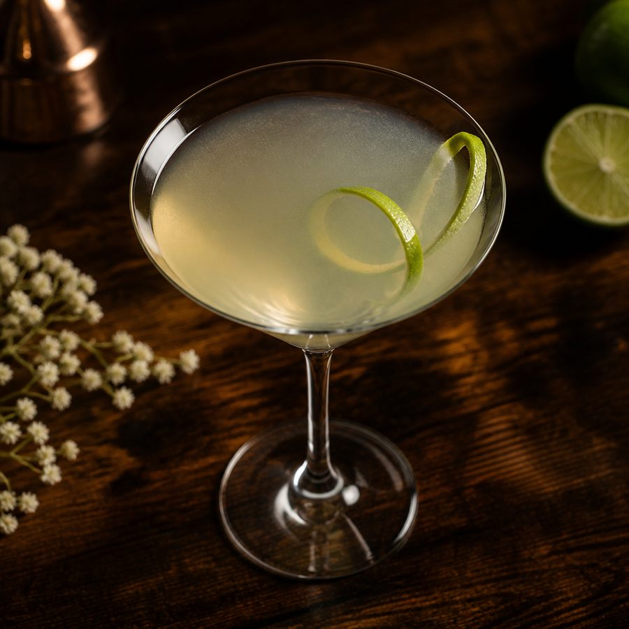 Elderflower Martini #1 cocktail opskrift
