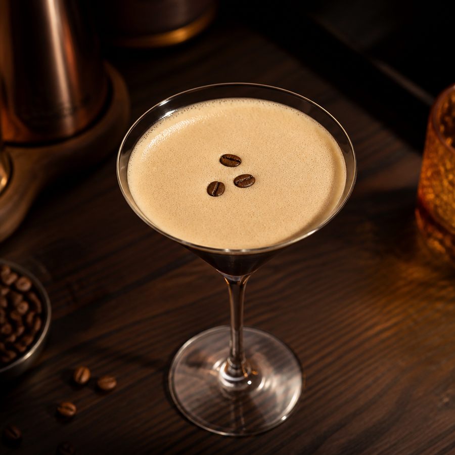 Espresso Vanille Martini สูตรค็อกเทล