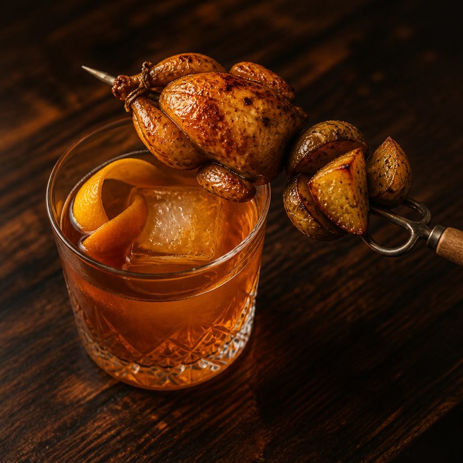 receta del cóctel Fall Fashioned
