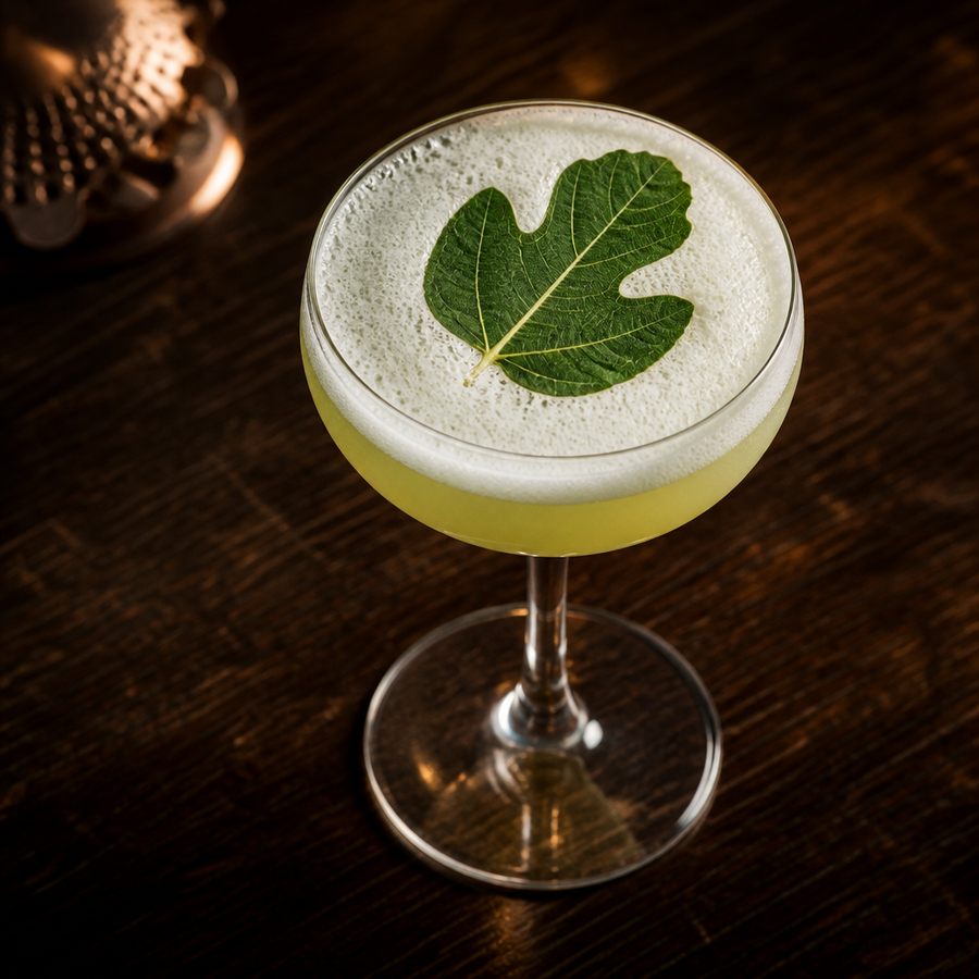 Fig Leaf Fizz สูตรค็อกเทล