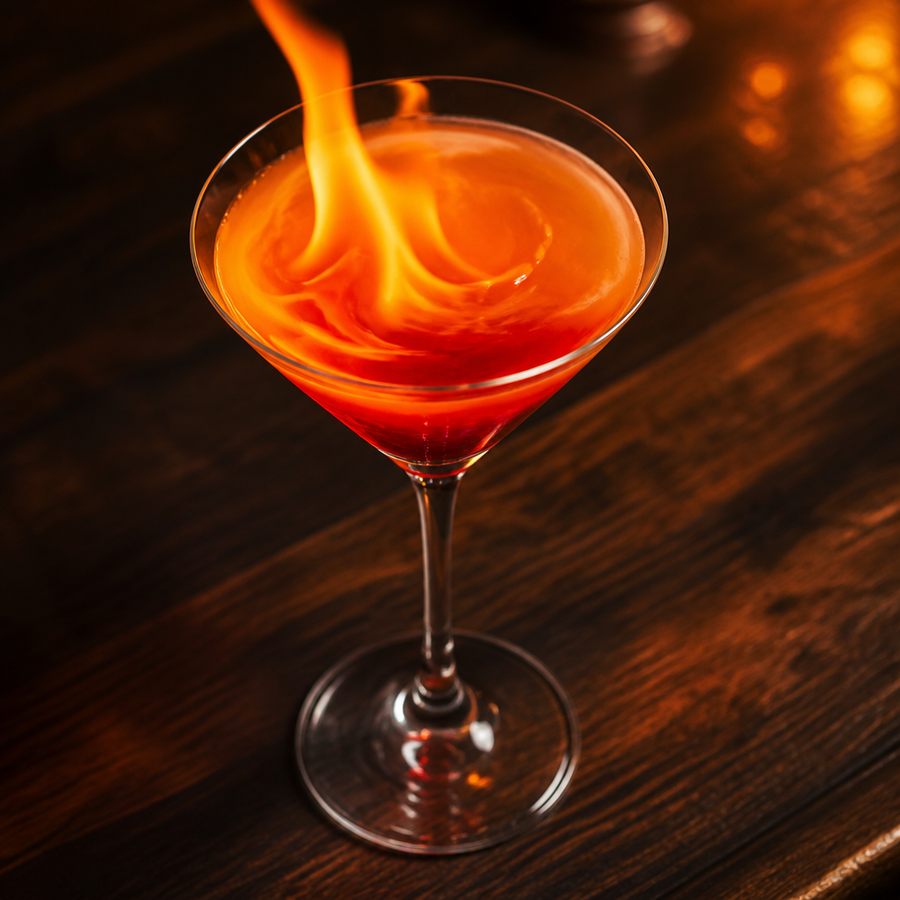 Flaming Lamborghini cocktailoppskrift