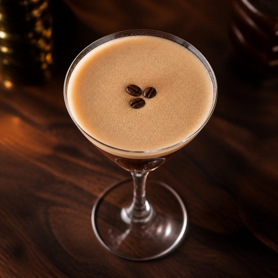 receta del cóctel Flat White Martini
