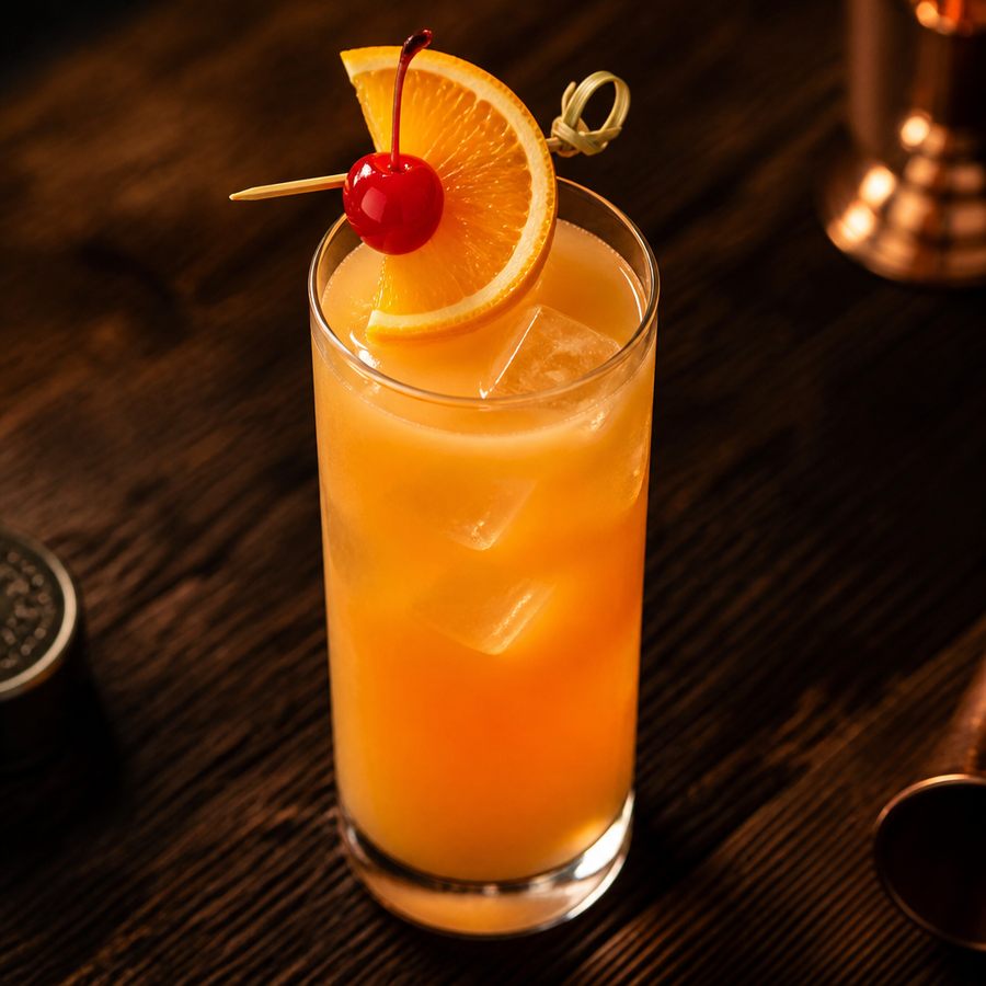 Florida Cocktail (Non-alcoholic) สูตรค็อกเทล