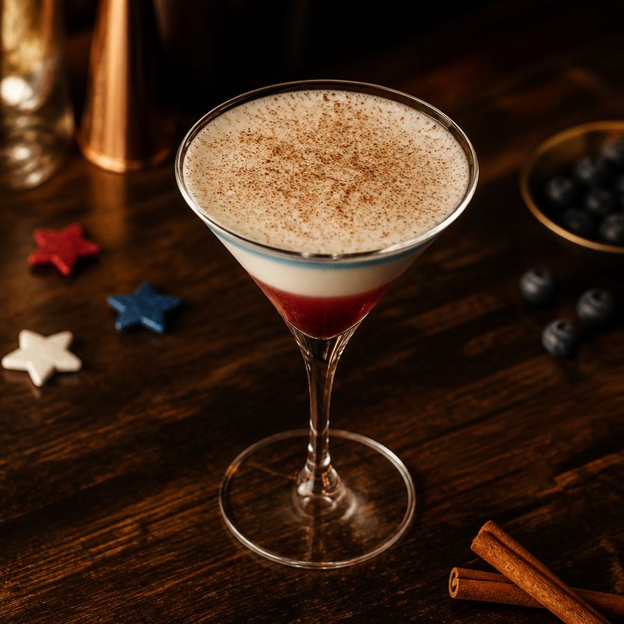 Fjerde juli Cocktail cocktailoppskrift