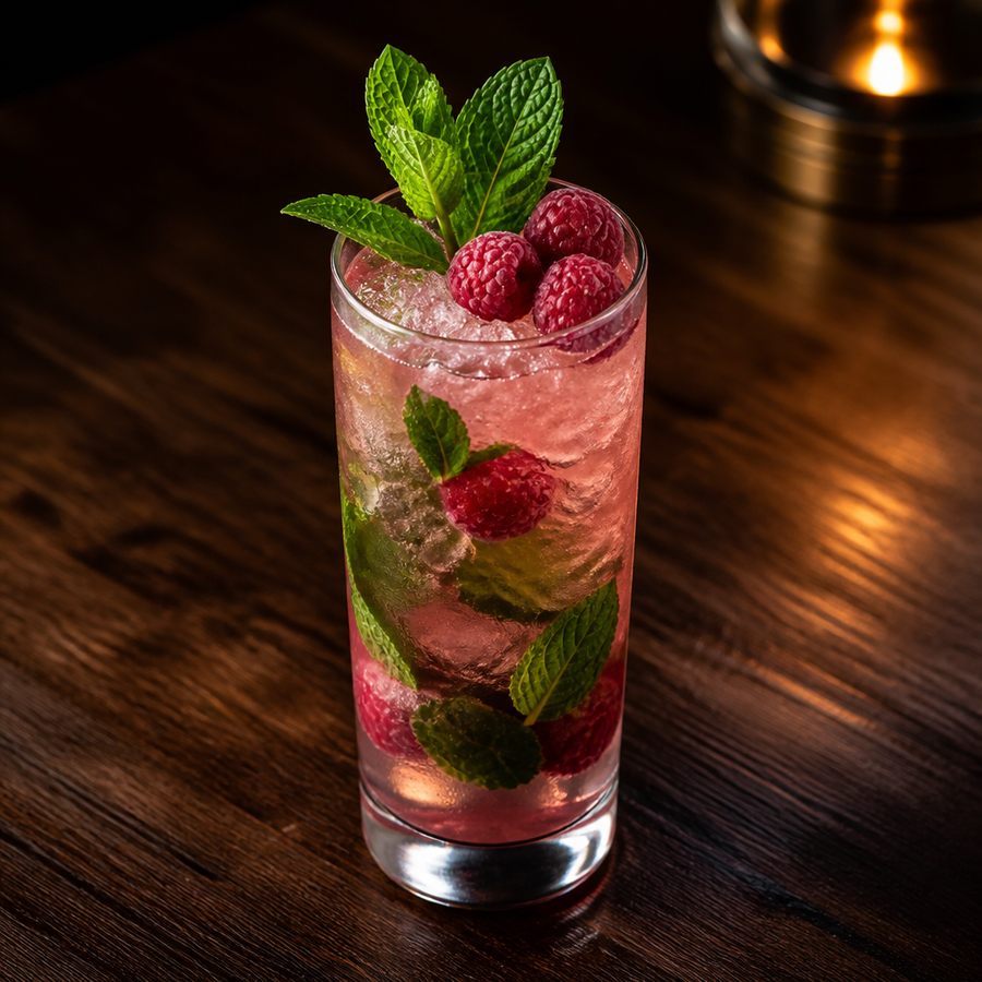 French Mojito cocktail opskrift