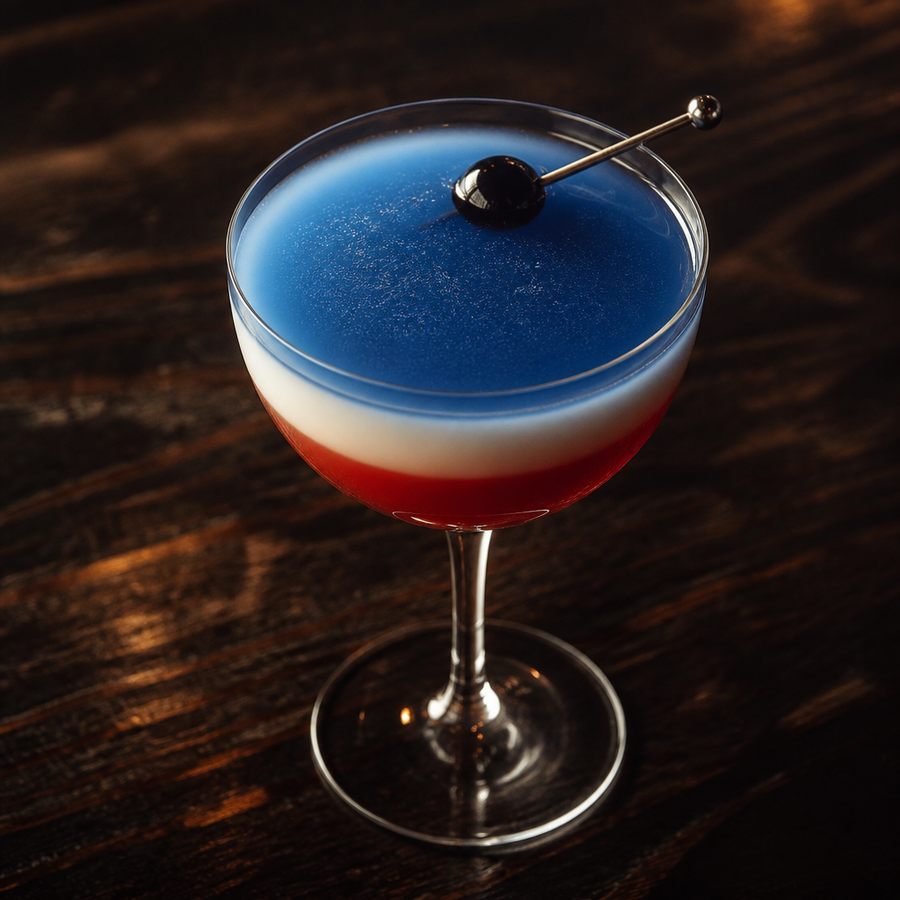 French Tricolor cocktailrecept