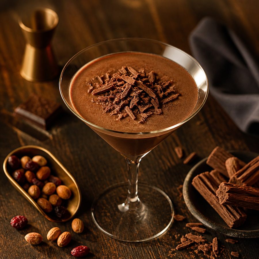 Fruit and Nut Chocolate Cocktail recept za koktel