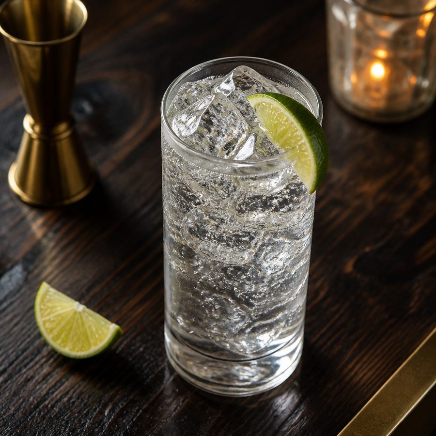 Gin and Soda cocktail opskrift