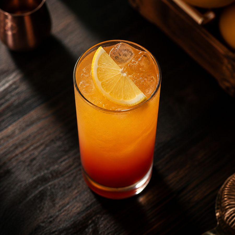 ricetta del cocktail Gin Passionfruit Sunrise