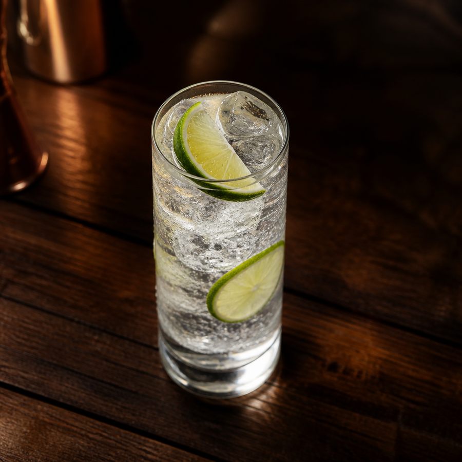 Gin Rickey cocktail opskrift