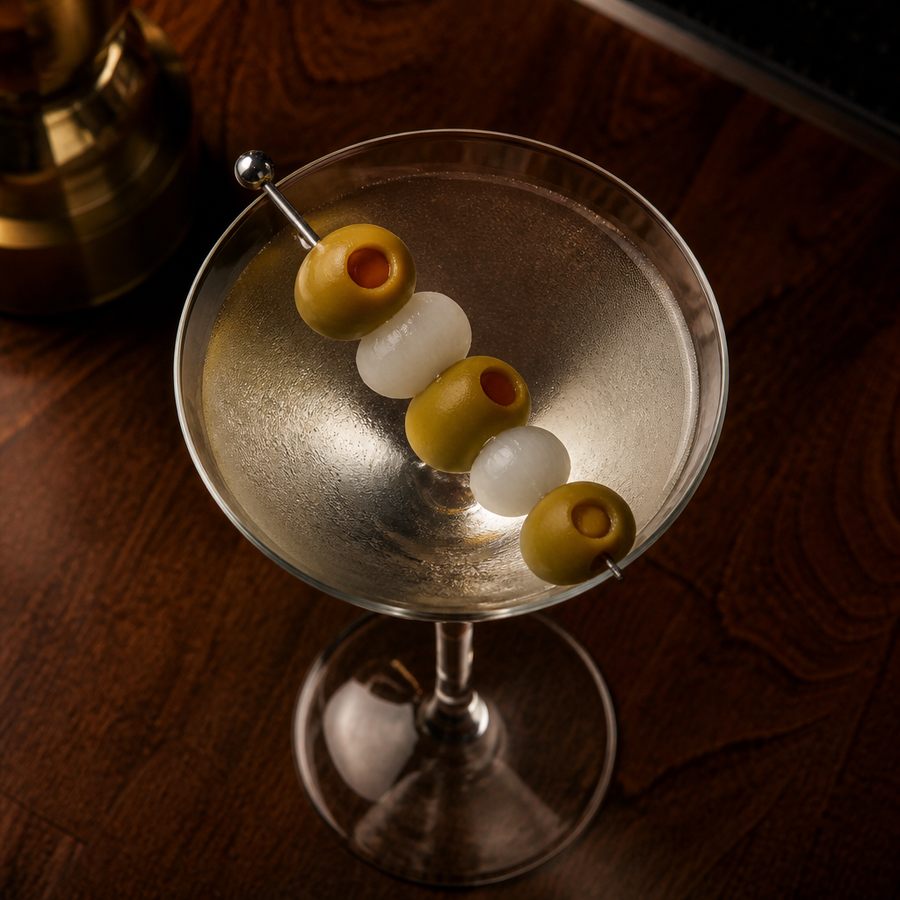 Gin Salad Dry Martini recept za koktel
