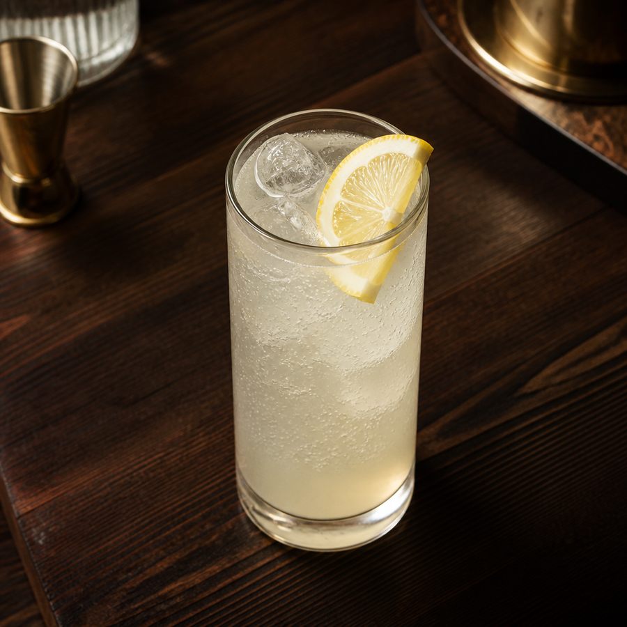 Gin shandy kokteilio receptas