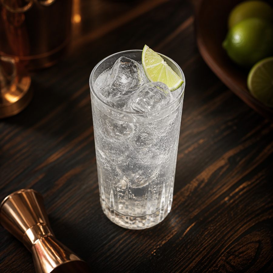 Gin Sonic Highball cocktail opskrift