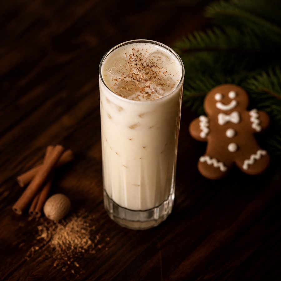 Gingerbread Eggnog (cold) สูตรค็อกเทล