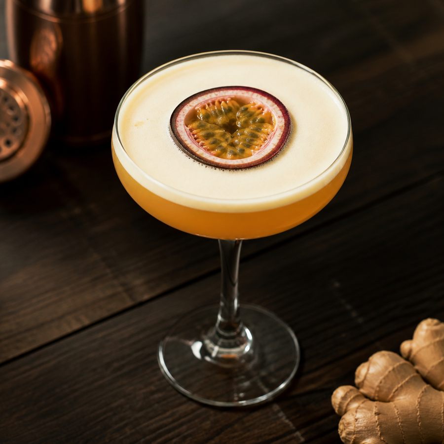 Gingery Porn Star Martini cocktail opskrift