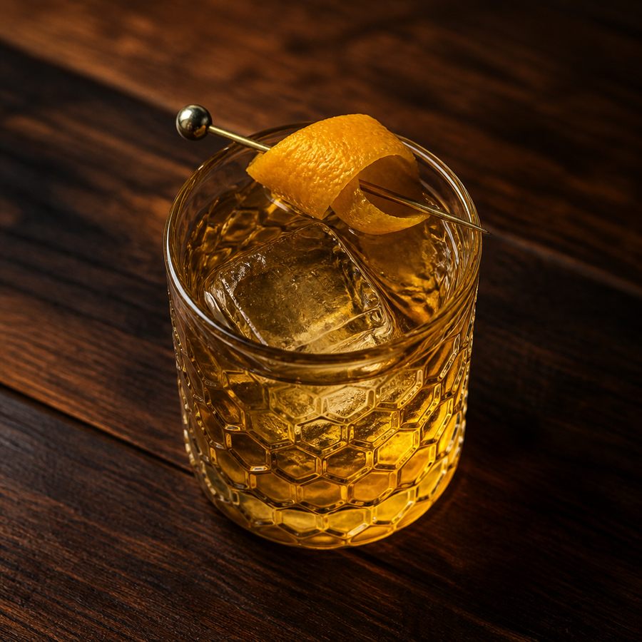 Gold Fashioned recept za koktajl