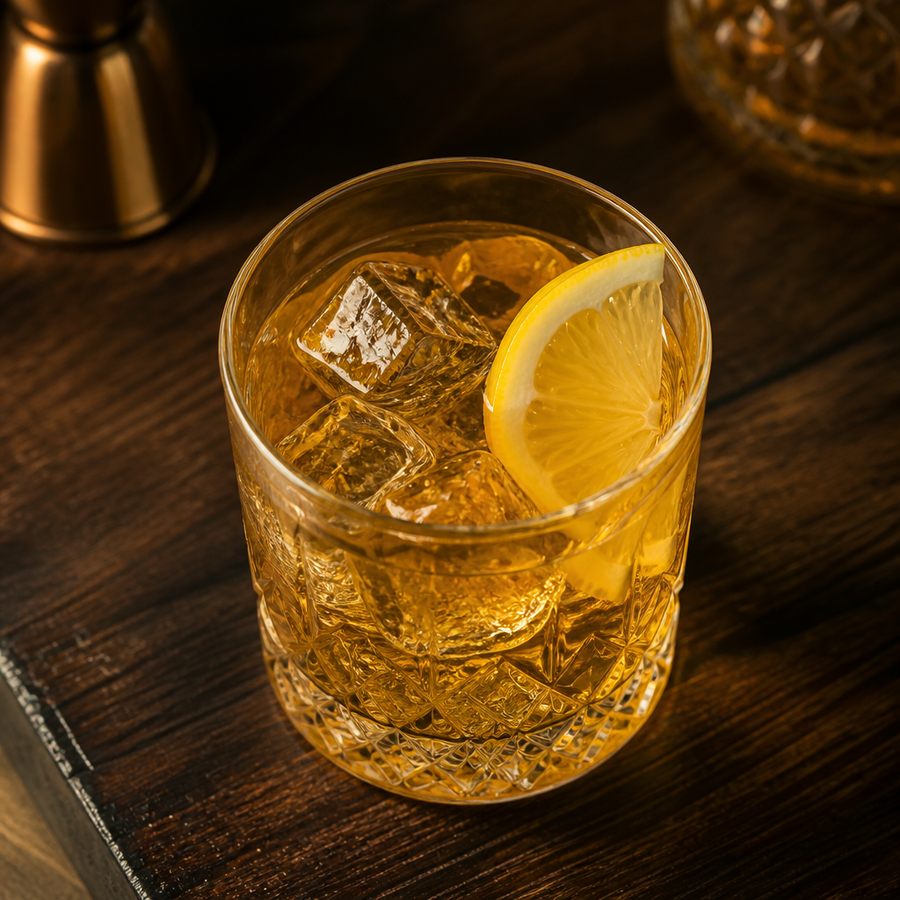 ricetta del cocktail Gold Rush on the Rocks