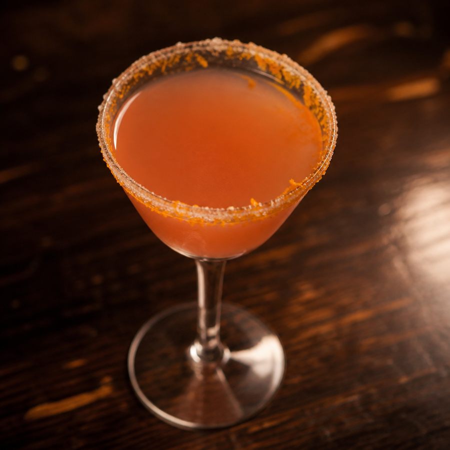 Grapefruit Drop Crusta สูตรค็อกเทล