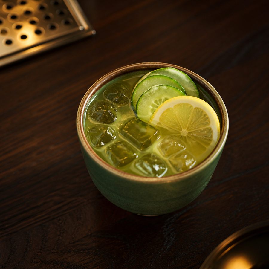 Green Tea Punch cocktail opskrift
