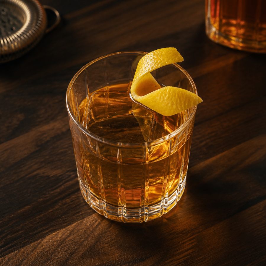 Harry Oleson's Improved Whiskey Cocktail recept za koktel