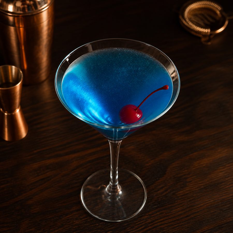 I Blue a Quarterback cocktail opskrift