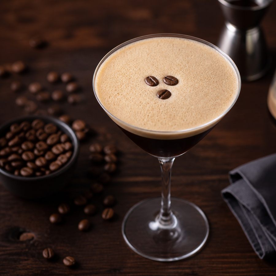 Irish Espresso'tini สูตรค็อกเทล