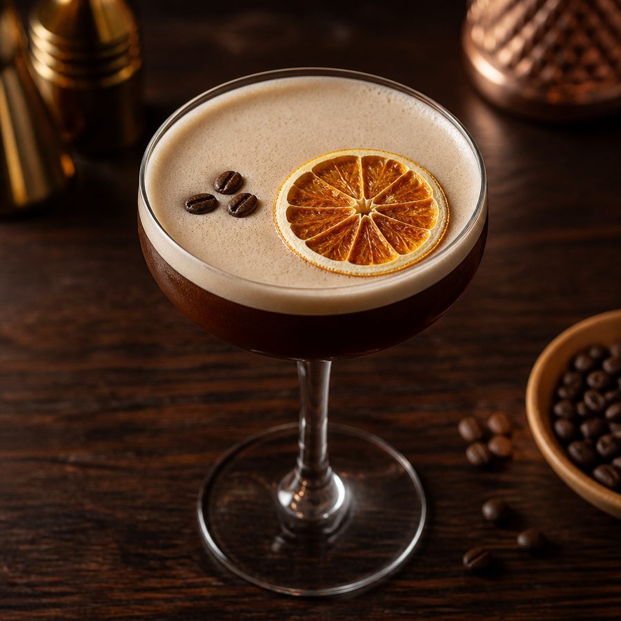 Irmina Csokoládé Narancs Espresso Martini koktél recept