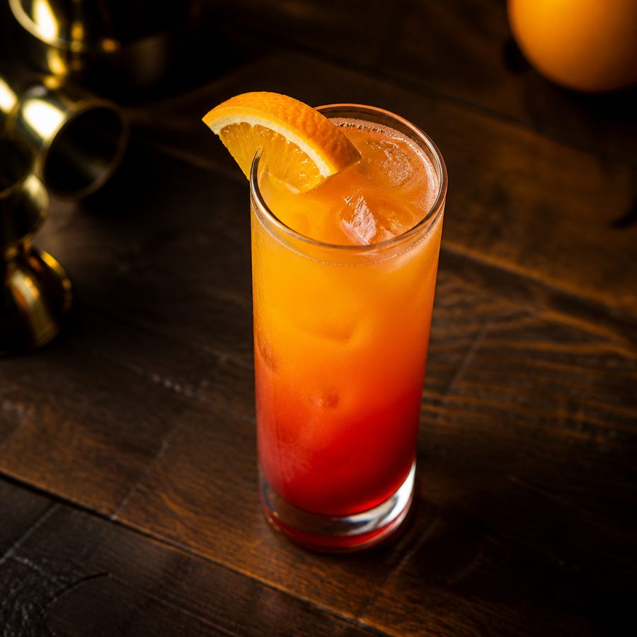 Jamaican Sunset cocktail opskrift