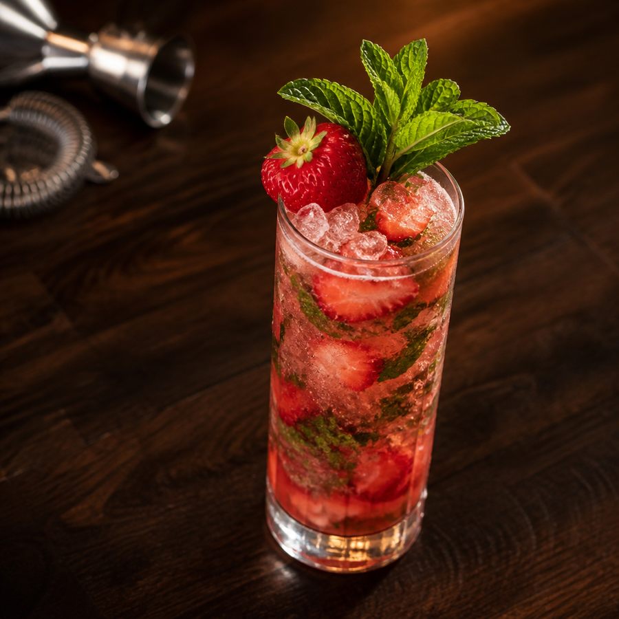 Jumbled Fruit Julep Cocktail Rezept