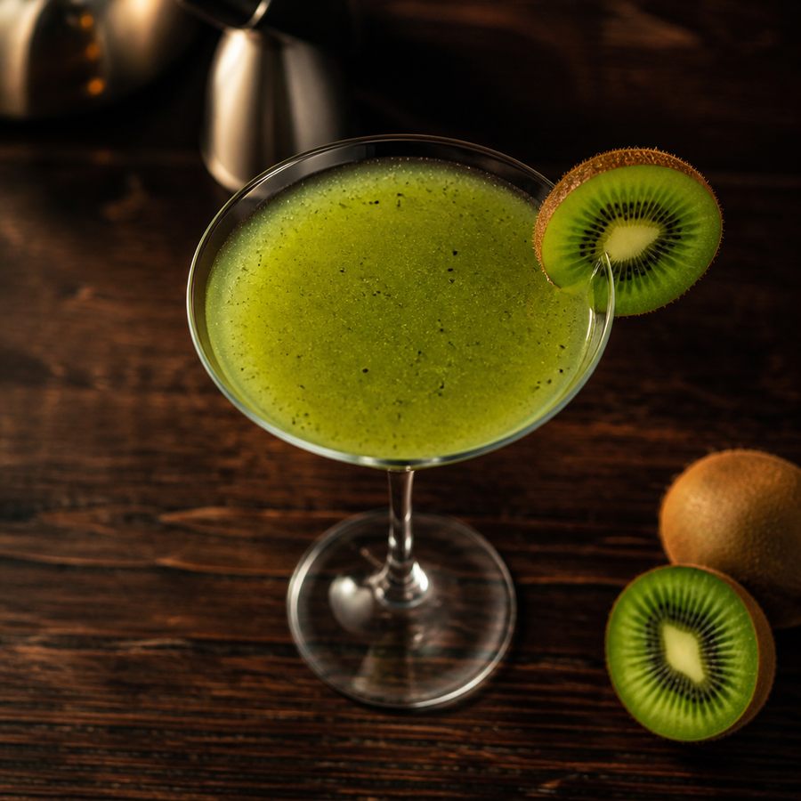 Kiwi Fresh Fruit Martini Cocktail Rezept