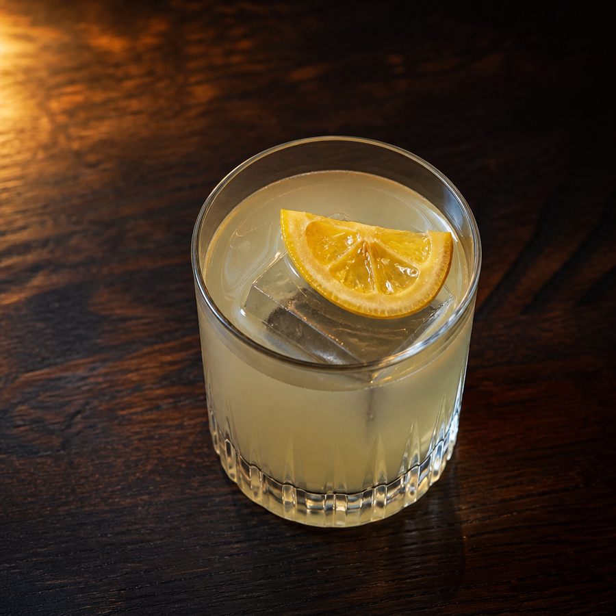 Lemon Confit In & Out Martini resep koktail
