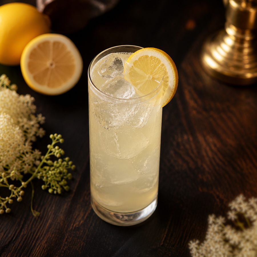 Lemon Elderflower Spritzer resep koktail
